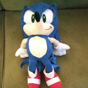 Blue Sonic the Hedgehog Plush Toy